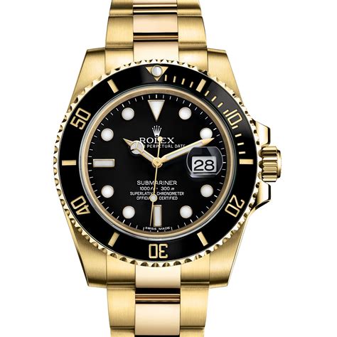 Rolex submariner gold watch